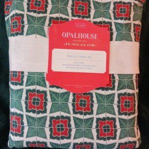 OPALHOUSE JUNGALOW QUEEN SHEET SET